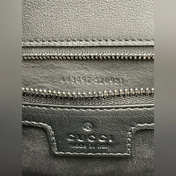 ❌❌SOLD!❌❌NEW Gucci Marmont GG Black Patent Leather Shoulder Bag Purse Authentic - Picture 10 of 11